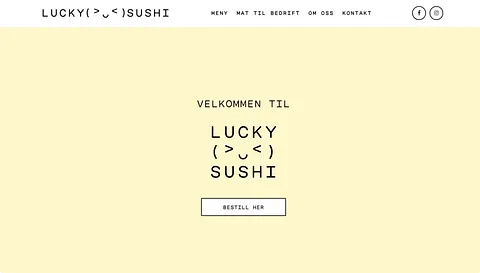 Mono Best Website Competition 2023 Showcase - Lucky Sushi