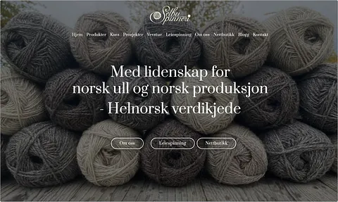 Mono Best Website Competition 2023 Showcase - Selbu Spinneri