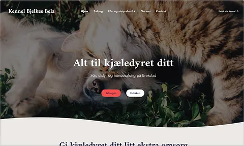 Mono - Best Website Competition Showcase 2024 - Kennel Bjelkes Bela