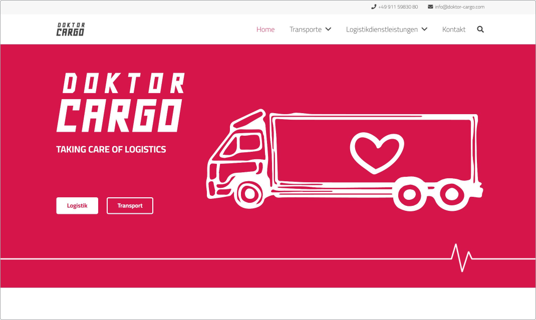 Mono - Best Website Competition Showcase - Doktor Cargo