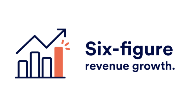 Six-figure revenue growth.