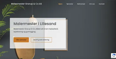 Mono Best Website Competition 2022 Showcase - Malermester Grarup