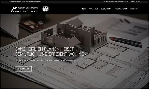 Mono Best Website Competition 2024 Showcase - Baumeister Wieser