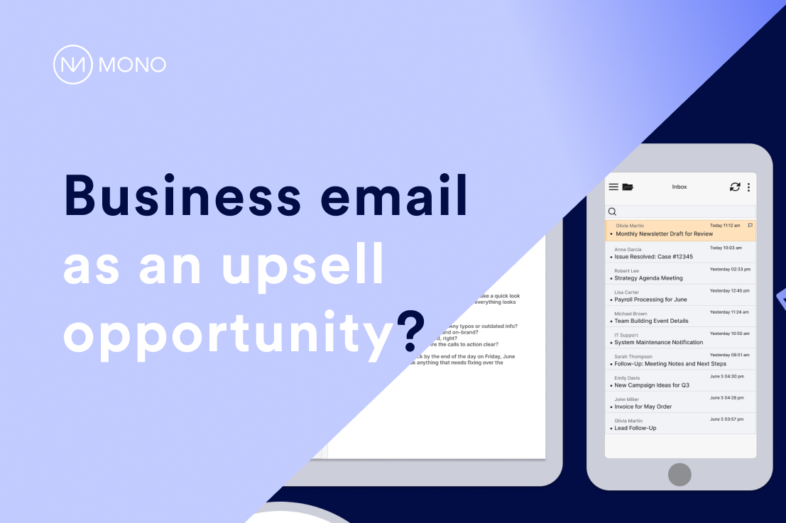 How to upsell email to your SMB clients