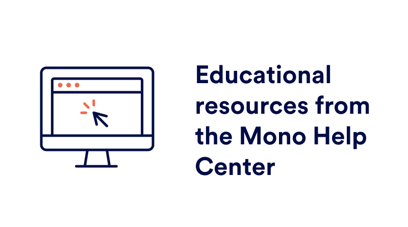 Educational resources from the Mono Help Center